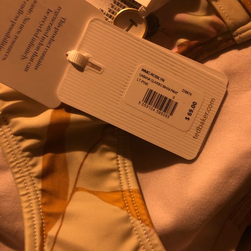 Ted Baker Sz0 Cabana Classic Bikini Pant Bottom BNWT - Picture 3 of 6